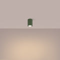 Lampada a soffitto KARBON 10 verde oliva