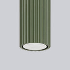 Lampada a soffitto KARBON 10 verde oliva