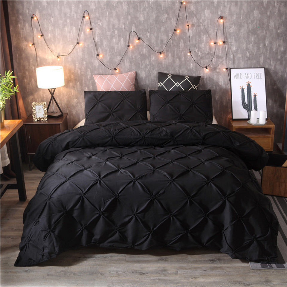 SereneDream – Set di Copripiumino e Federe in Tessuto per Eleganza Moderna