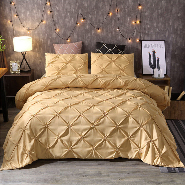 SereneDream – Set di Copripiumino e Federe in Tessuto per Eleganza Moderna