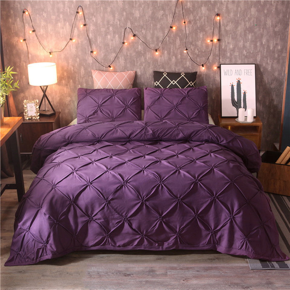 SereneDream – Set di Copripiumino e Federe in Tessuto per Eleganza Moderna