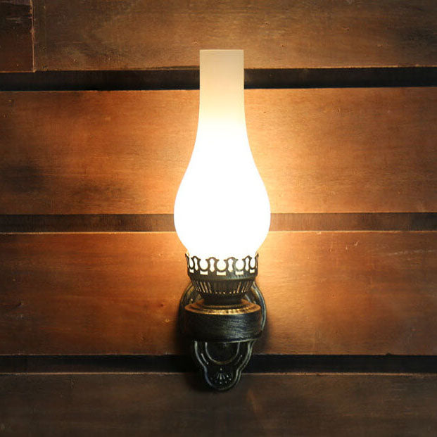 Applique da parete Retro a Kerosene con 1 Luce