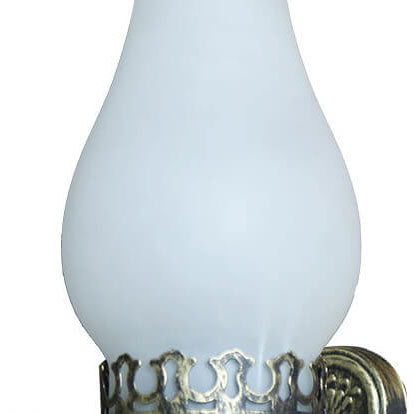 Applique da parete Retro a Kerosene con 1 Luce