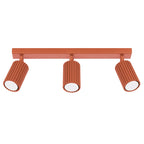 Lampada a soffitto KARBON 3L rosso ocra