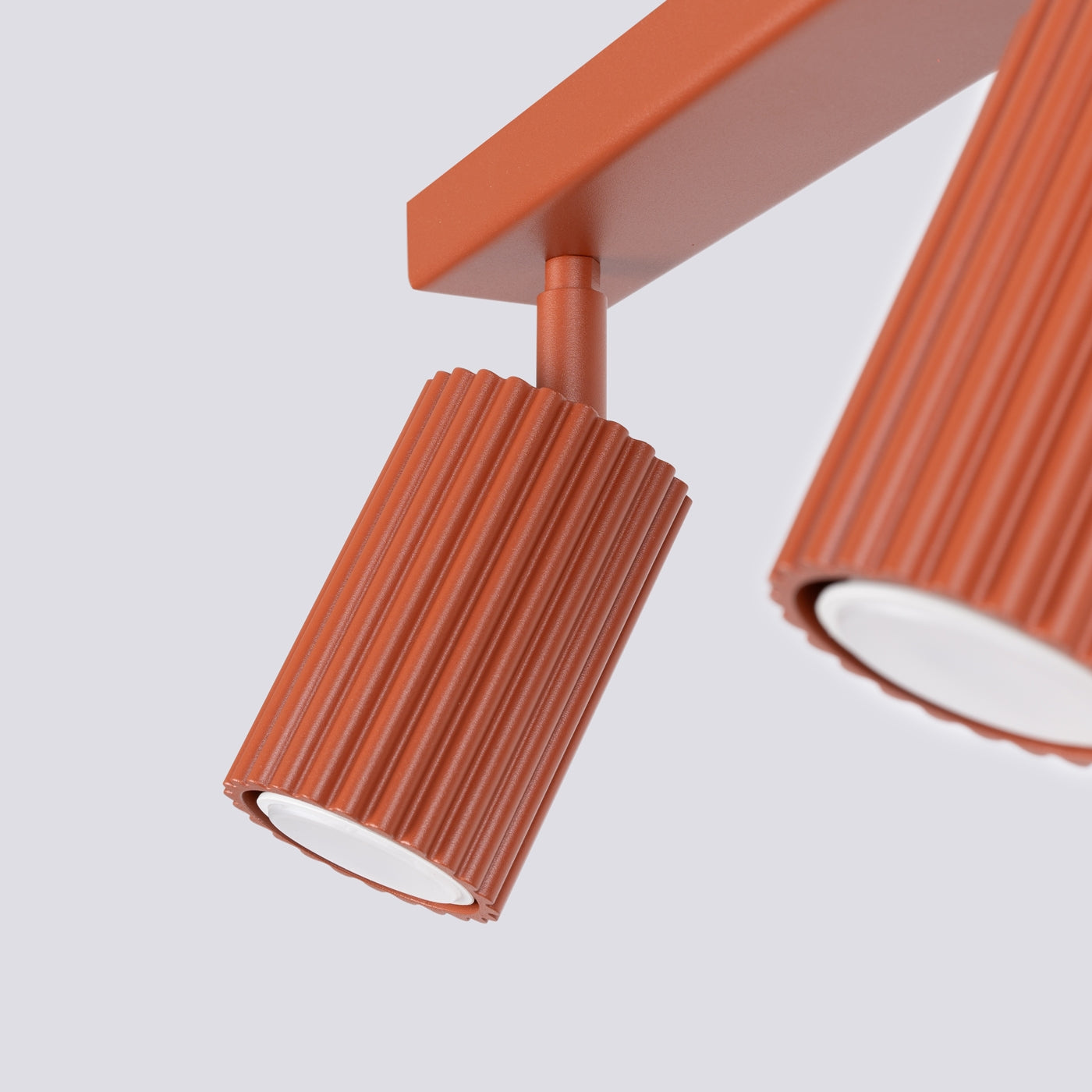 Lampada a soffitto KARBON 3L rosso ocra
