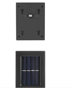Lampada da Parete da Giardino LED Impermeabile Solare a Forma Quadrata