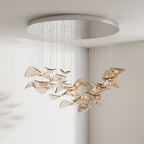 Lampadario a Foglia Fluttuante Wave