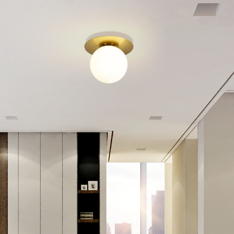 Moderna Globo Illuminazione Semi-Flussante a 1 Luce
