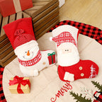 Calze di Natale lavorate a maglia – Decorazione natalizia calda per un Natale festoso