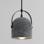 Lampada a Sospensione Cilindrica in Cemento Creativo Nordic con 1 Luce