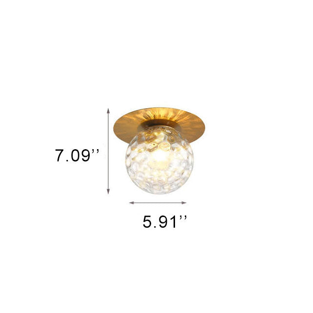 Moderna Globo Illuminazione Semi-Flussante a 1 Luce