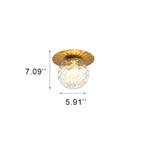 Moderna Globo Illuminazione Semi-Flussante a 1 Luce