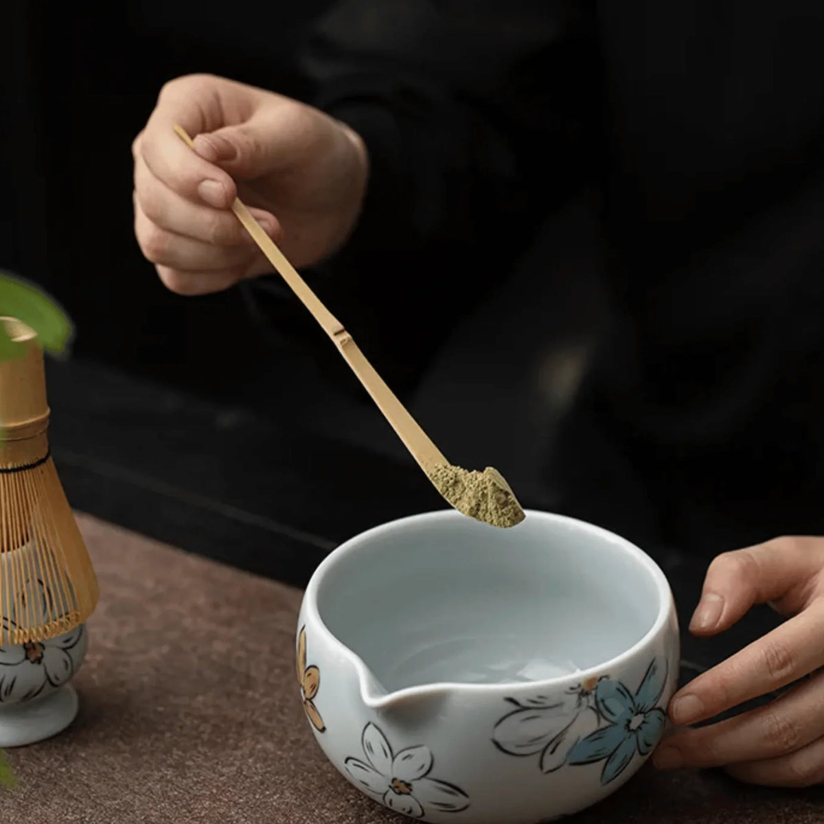 Ma Matcha Set – Kit di Rituale del Tè con Fiori di Ciliegio