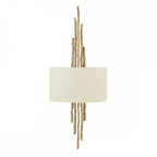 Applique Spyre Champagne Gold a 2 Luci