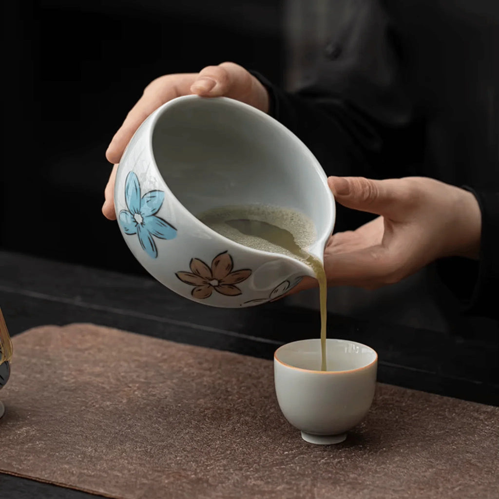 Ma Matcha Set – Kit di Rituale del Tè con Fiori di Ciliegio