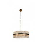 Lampadario in Tubo di Lucite Bronzo Londra