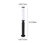 Design di Lampada da Terra LED Moderna Minimalista in Acrilico e Alluminio per Esterni