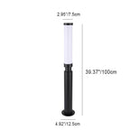 Design di Lampada da Terra LED Moderna Minimalista in Acrilico e Alluminio per Esterni