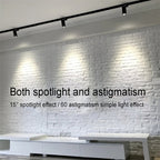 Faretto Tubolare da Incasso Regolabile Dimmabile Moderno Minimalista con Focalizzazione per Illuminazione a Binario 3/4/5 Luci LED per Soggiorno
