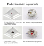 Moderno Lampadario LED a Soffitto a Forma di Fiore in Cristallo
