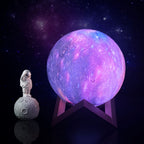 Asteria | Lampada 3D Wireless a Forma di Luna