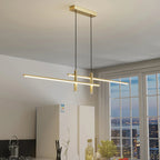 Moderna Lampada a Sospensione Orizzontale in Silicone