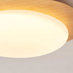 Plafoniera LED a Incasso in Legno con Venature Nordic Iron