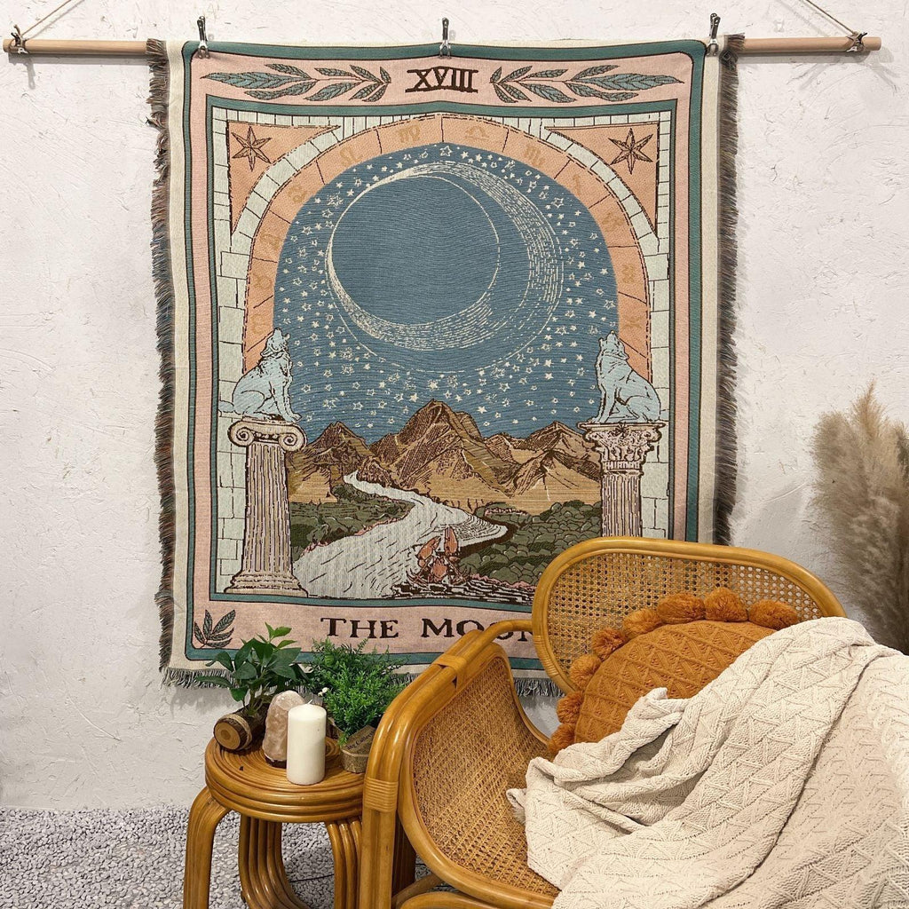 Coperta Intrecciata Mystic Moon