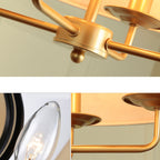 Lampadario Vintage Classico in Ferro Europeo a 4 Luci