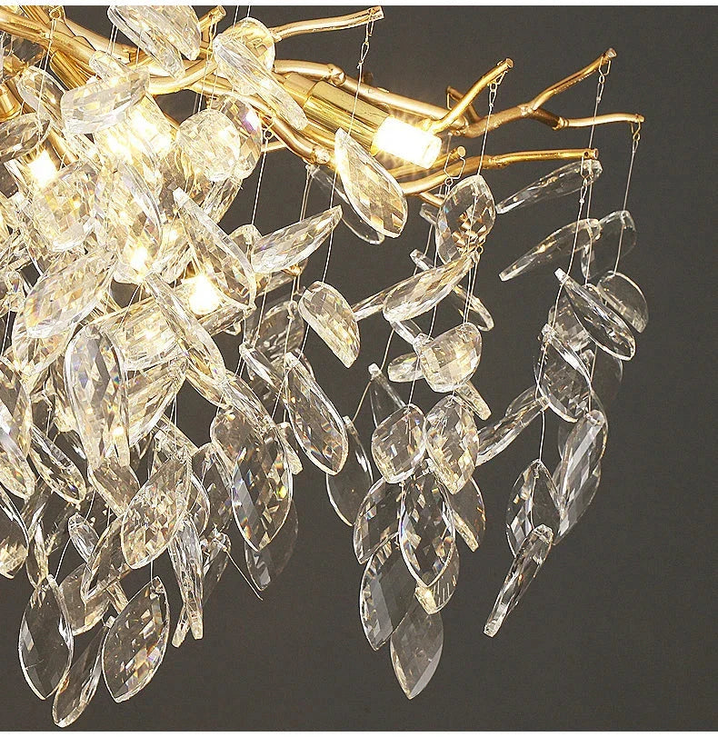 Lampadario Moderno di Lusso in Cristallo