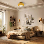 Lampada da soffitto in vetro rotonda classica