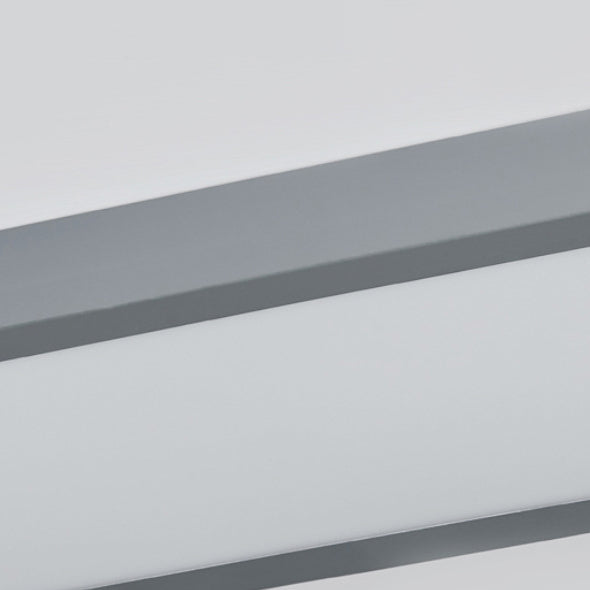 Lampada da soffitto a LED Flush Mount in ferro ovale lungo scandinavo contemporaneo per camera da letto