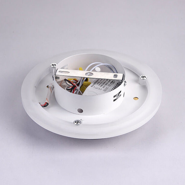 Lampada da soffitto LED a incasso quadrata circolare in acrilico semplice nordico
