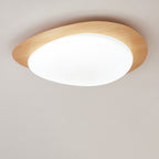 Lampada da soffitto a LED in ferro acrilico a forma di ciottolo scandinavo contemporaneo per camera da letto