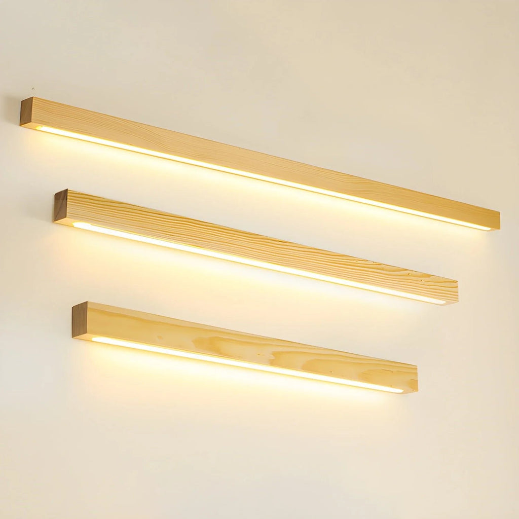 Lampada da Parete in Legno Contemporanea