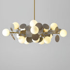 Lampadario in Vetro Moderno a Sfere Ronde