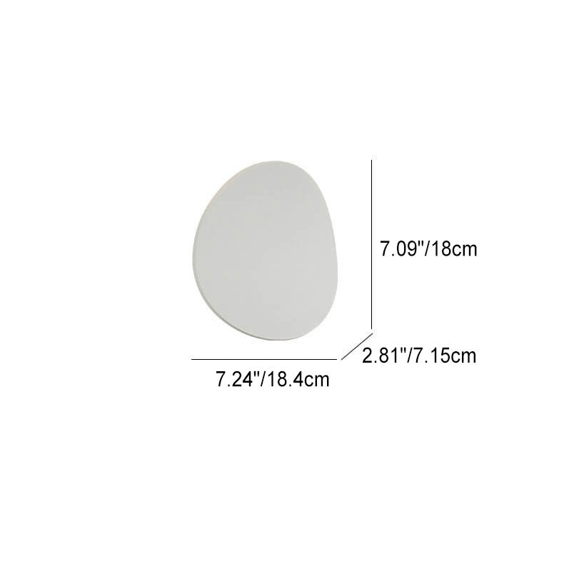 Lampada da Parete Minimalista Rotonda a LED da 1 Luce per Interni ed Esterni