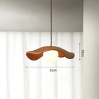Lampada a sospensione creativa Wabi Sabi per la sala da pranzo con foglie di loto