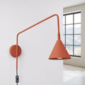 Lampada da parete NOX rossa ocra
