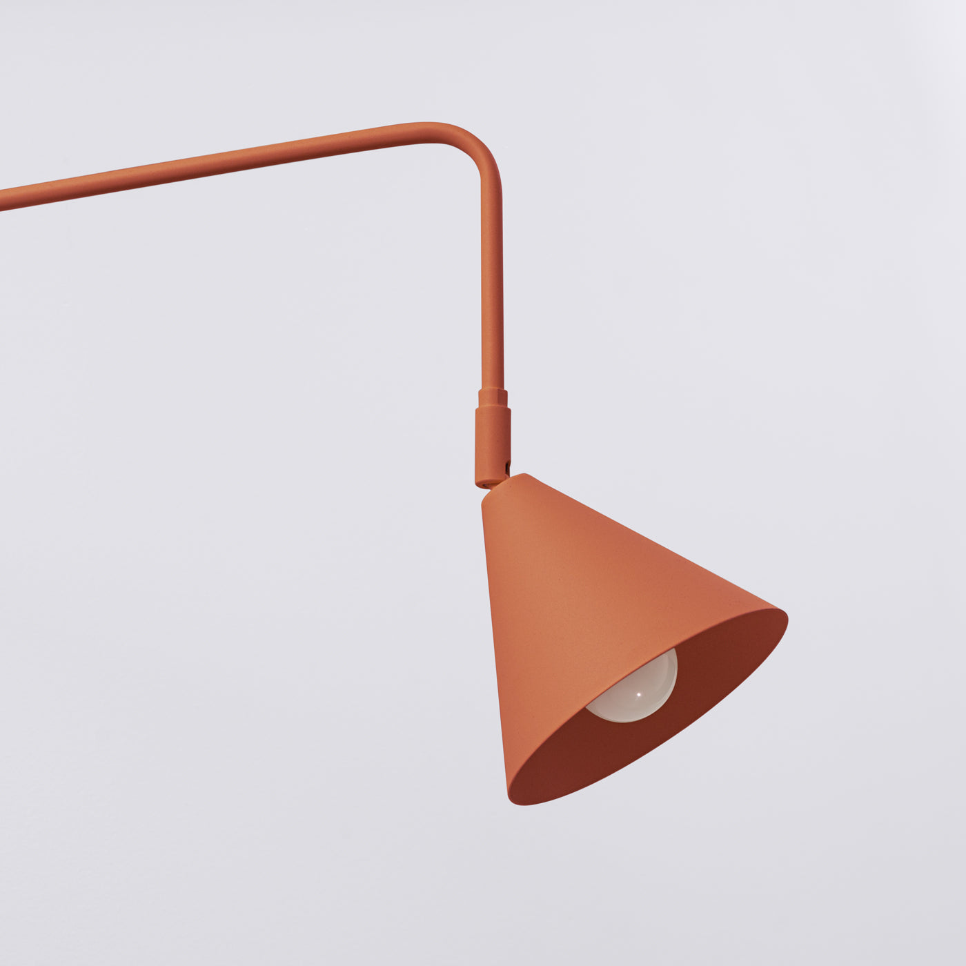 Lampada da parete NOX rossa ocra