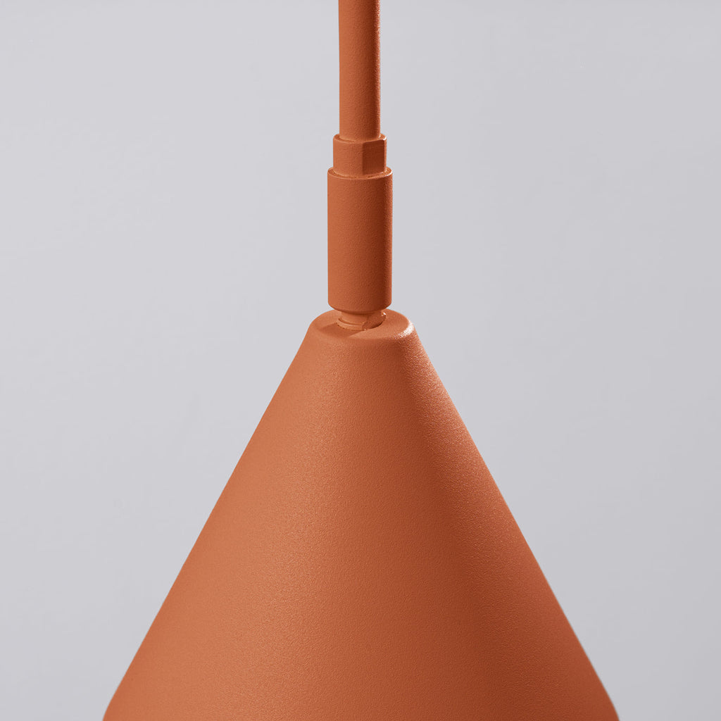 Lampada da parete NOX rossa ocra