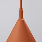Lampada da parete NOX rossa ocra
