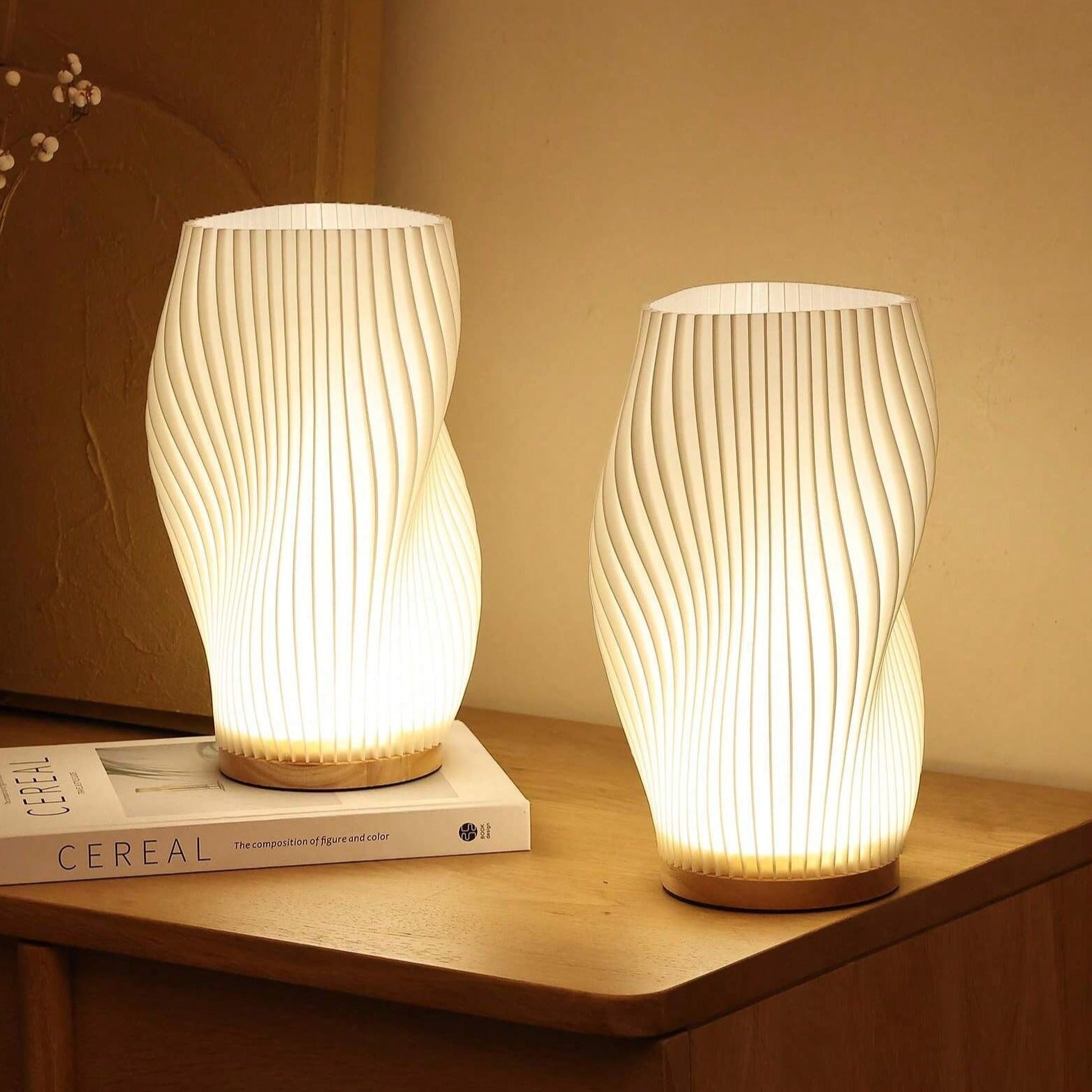 WaveLuxe - Lampada USB elegante con doppie schermature