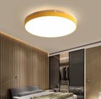 Lampada da soffitto LED rotonda in ferro acrilico minimalista moderna per camera da letto