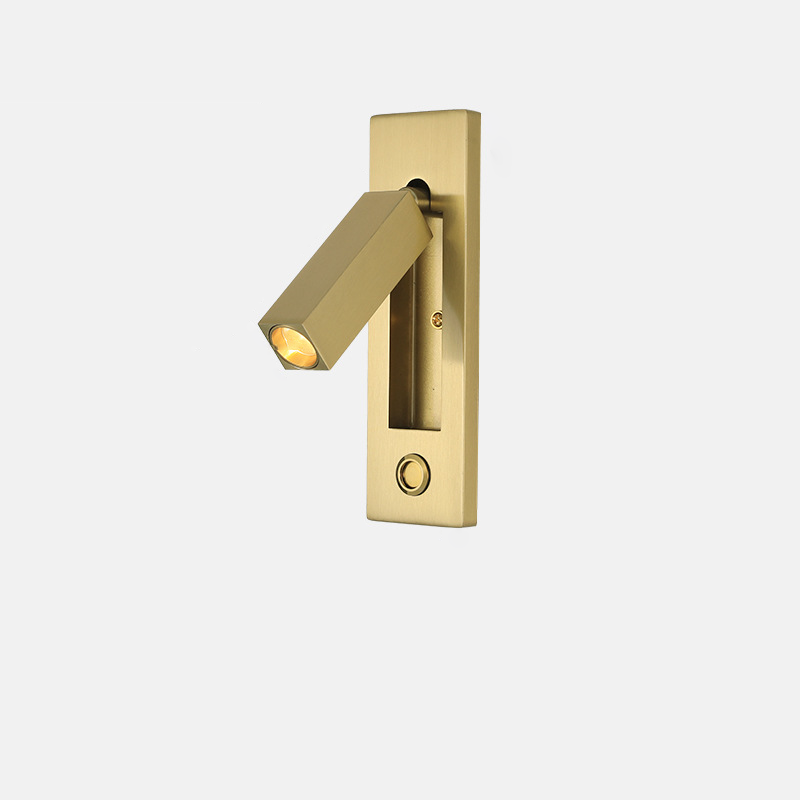 Lampada da Parete LED Incassata in Alluminio Minimalista Moderna