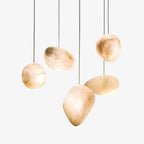 Lampada a sospensione Pebbles in Alabastro