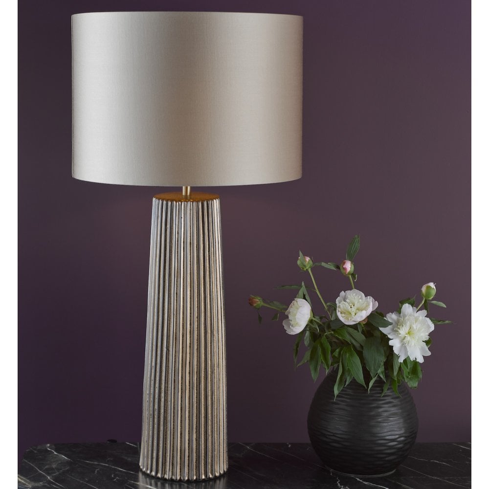 Base Lampada da Tavolo in Ceramica Bronzo Myla Solo Base