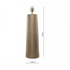 Base Lampada da Tavolo in Ceramica Bronzo Myla Solo Base