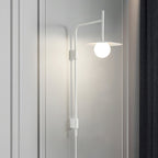Lampada da parete Gea con braccio oscillante