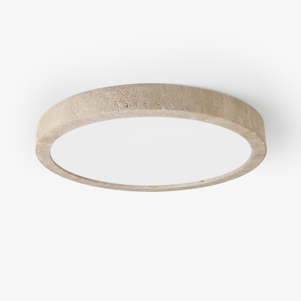 Luce da soffitto Horizon in Travertino